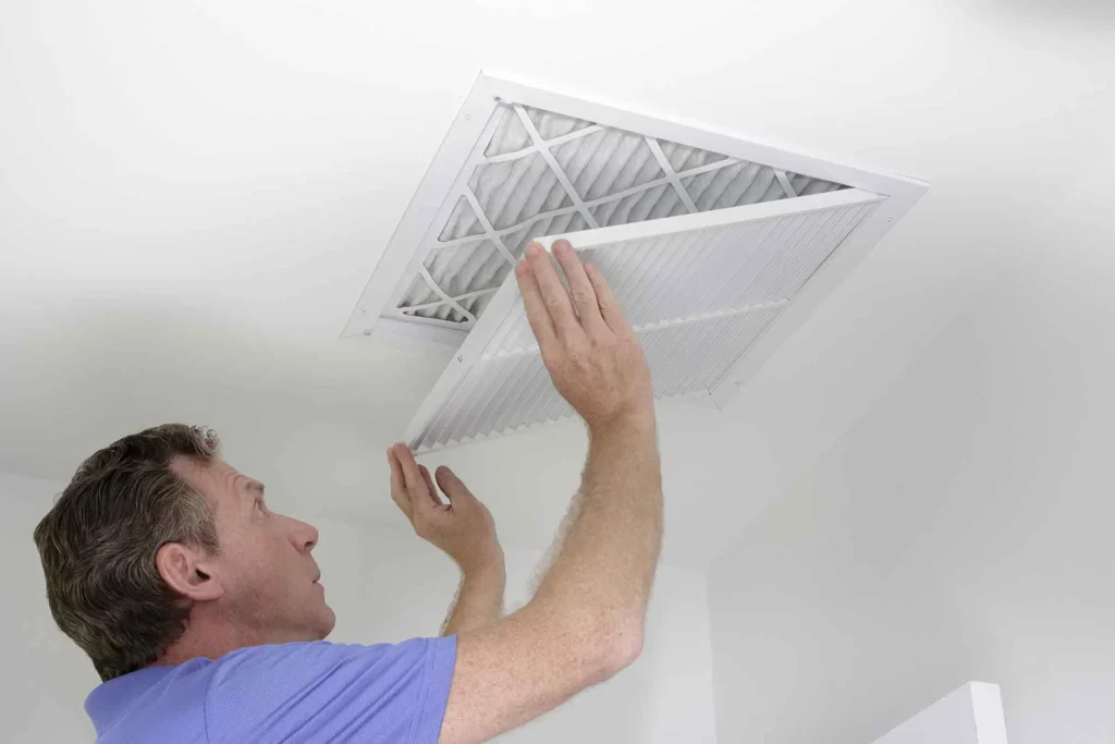 AC vent cleaning