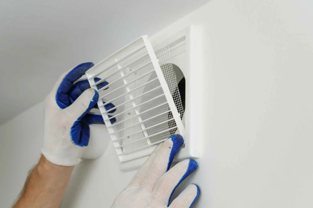 AC vent cleaning